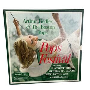 Vintage 1967 Arthur Fiedler & The Boston Pops Festival 10 Vinyl Record Album Set
